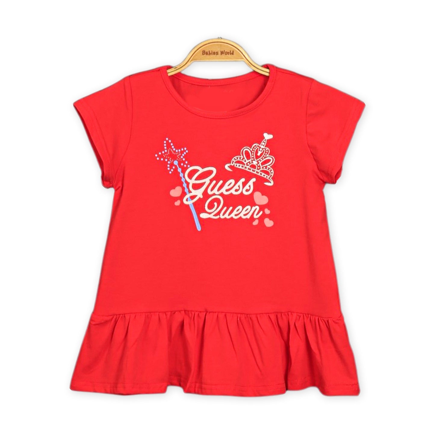 MOMMY'S WORLD PEPLUM T-SHIRT
