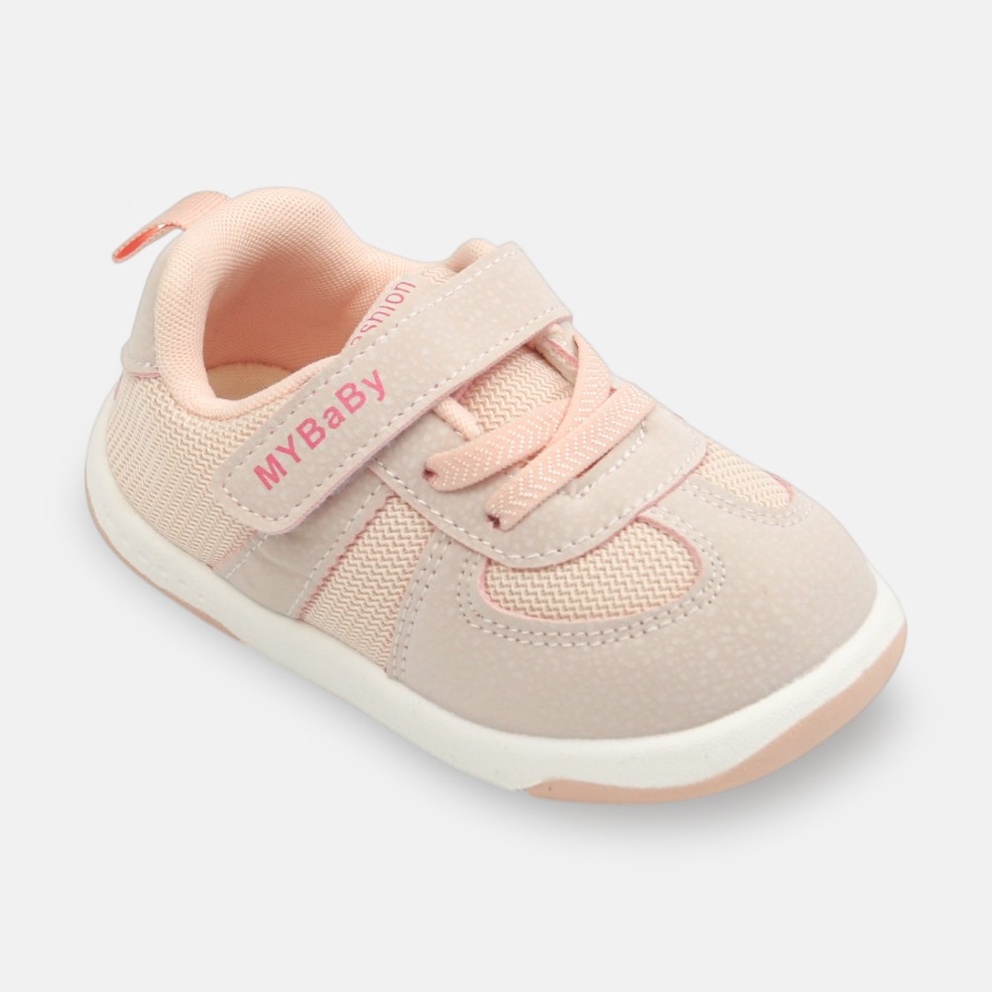 GIRLS SOFT PINK SPORTY JOGGERS