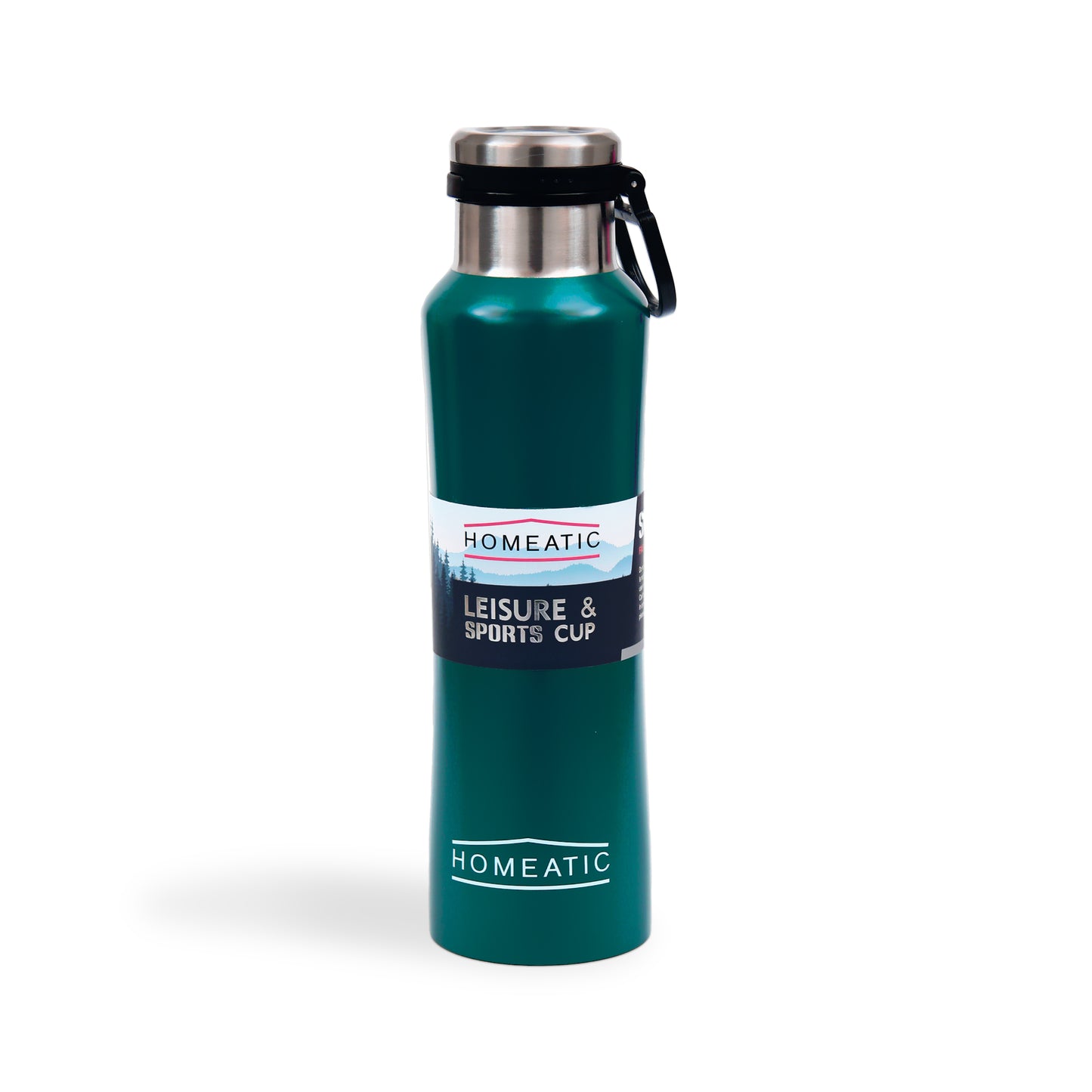 STEEL WATER BOTTLE 550 ML DARK GREEN