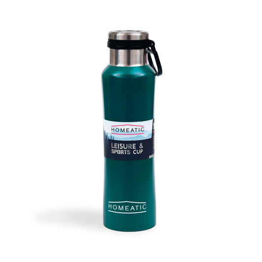 STEEL WATER BOTTLE 550 ML DARK GREEN
