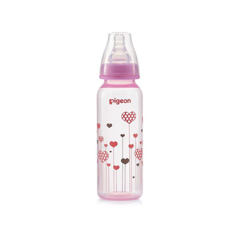 PIGEON FEEDER CLEAR RPP 240 ML PINK