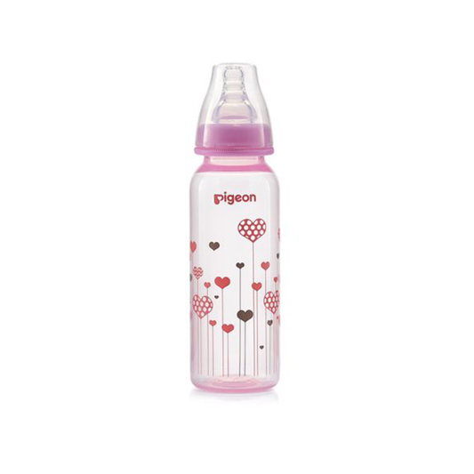 PIGEON FEEDER CLEAR RPP 240 ML PINK