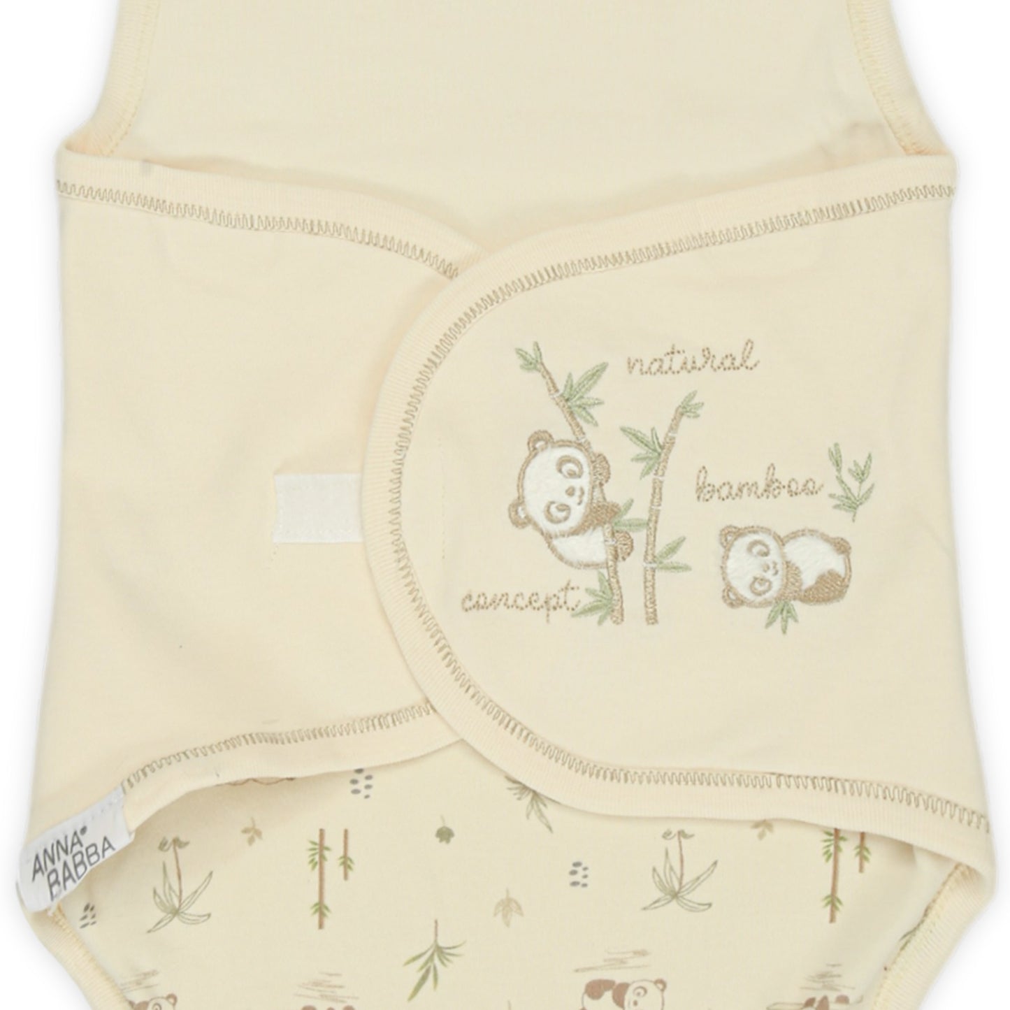 CREAM SWADDLE WRAPPING SHEET