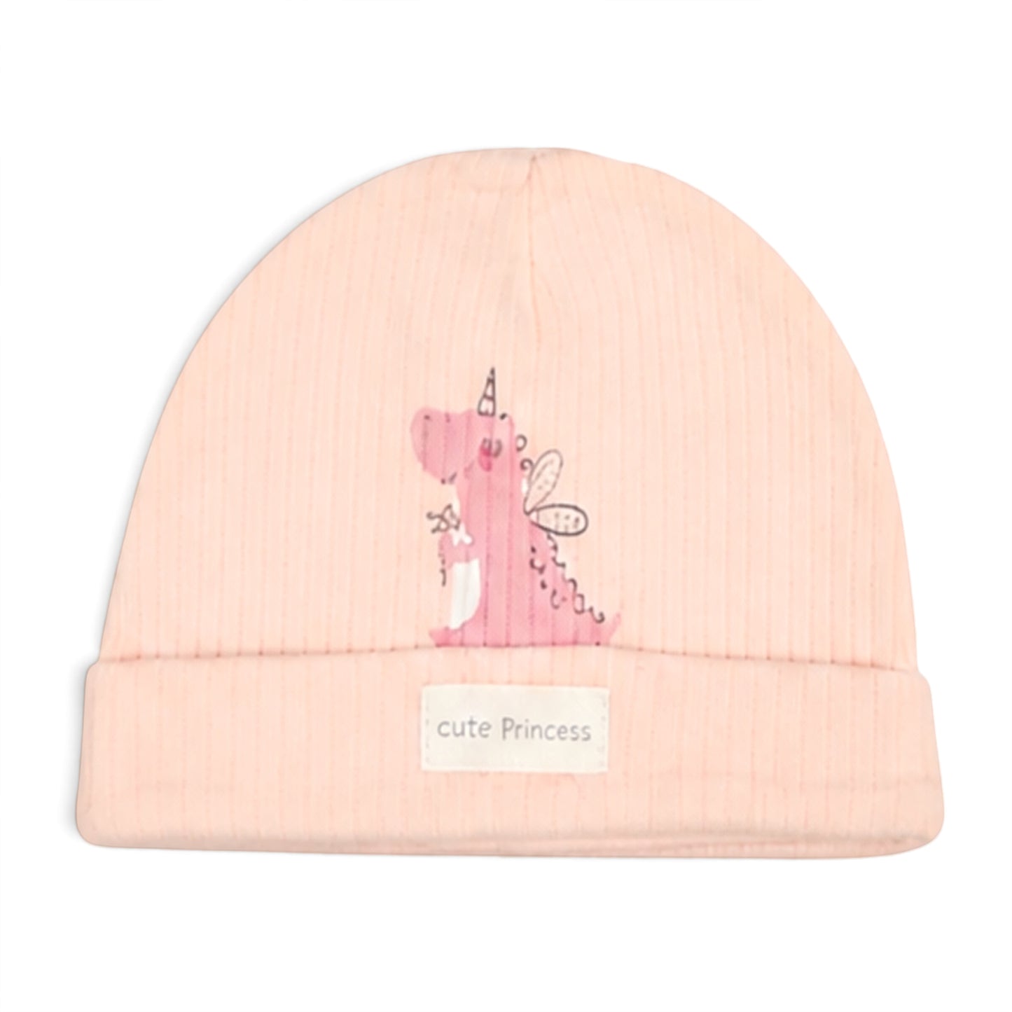 DINOSAUR AND CACTUS INFANT BABY CAPS PK-3