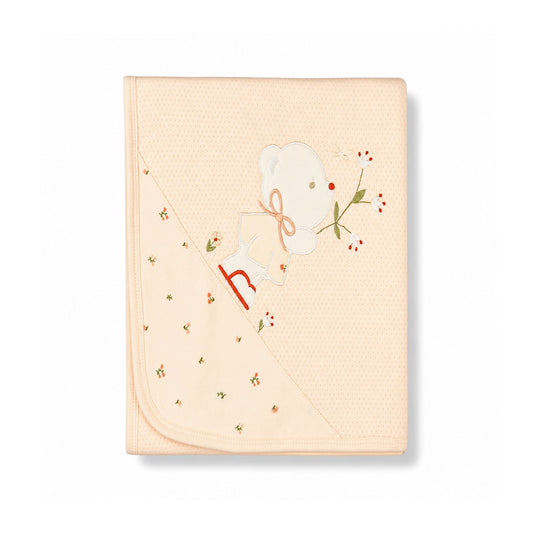 FLORAL TEDDY PATCHED WRAPPING SHEET