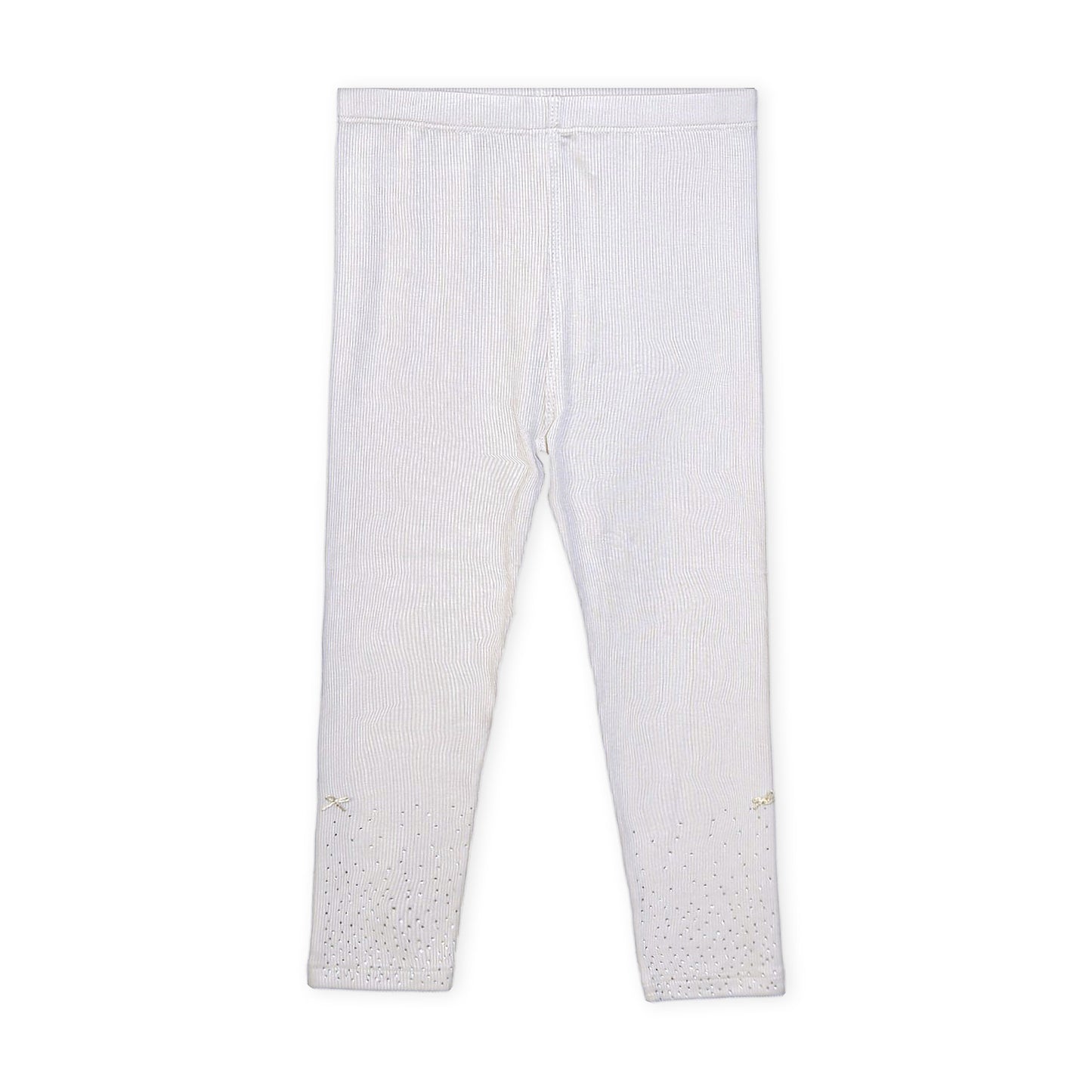 GREY STUDDED RIBBED TROUSERS