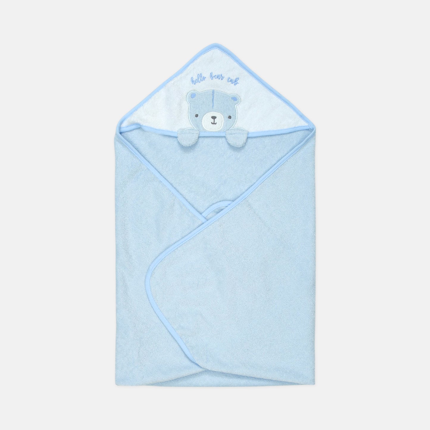 BATH TOWEL W/FACE TOWEL HAPPY BEAR BATH SET