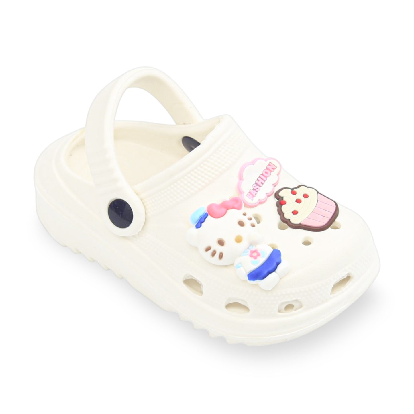 GIRL'S HELLO KITTY CROCS – WHITE