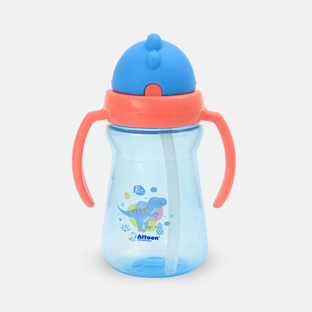 TRAINING CUP STRAW BLUE DINO