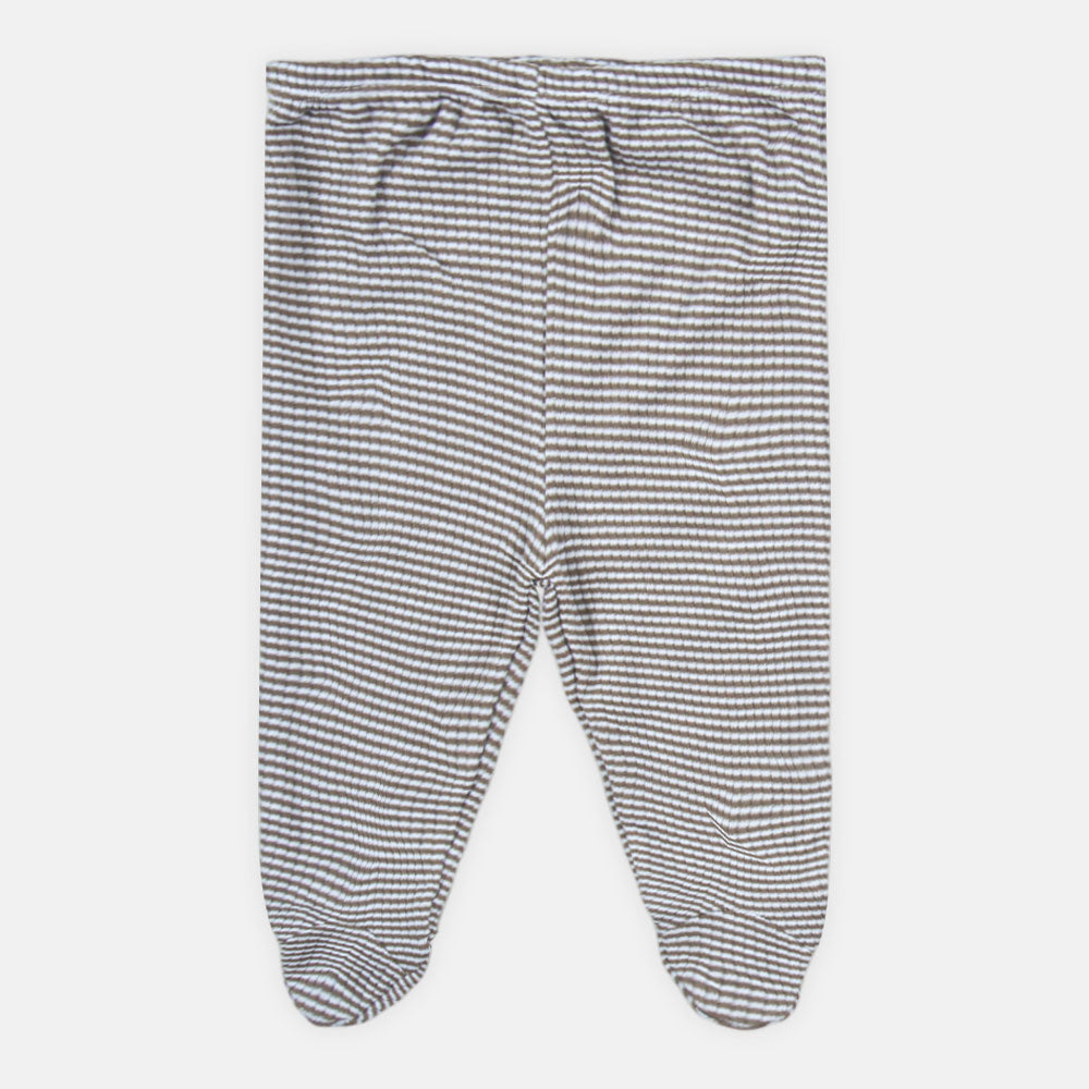 BABY BOY GIFT SET BROWN STRIPES