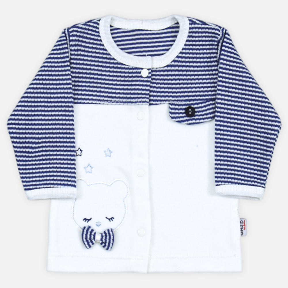 BABY BOY GIFT SET NAVY STRIPES