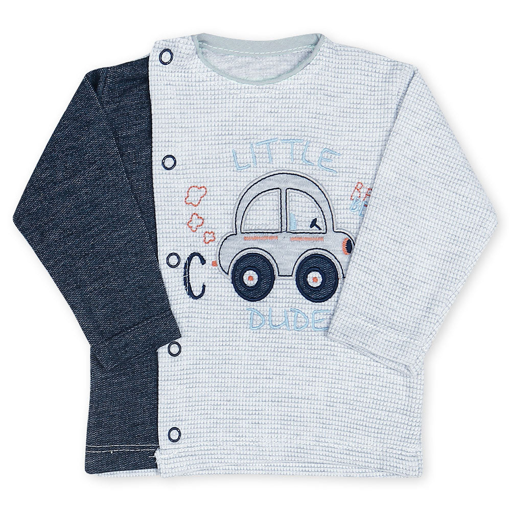 BABY BOY GIFT SET BLUE CAR
