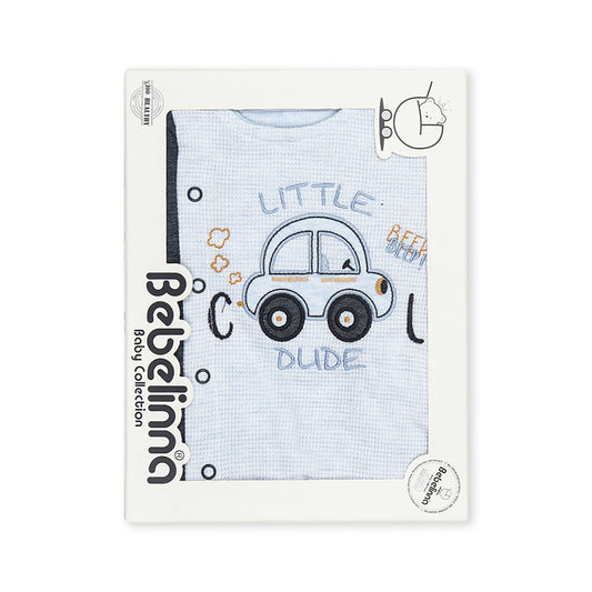 BABY BOY GIFT SET BLUE CAR