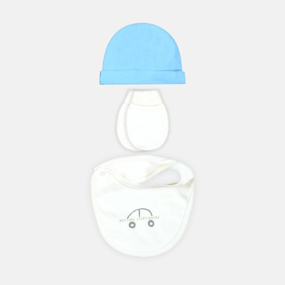 BABY BOY GIFT SET BLUE CAR
