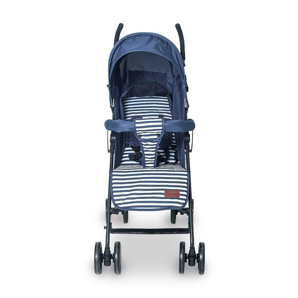 TINNIES BABY BUGGY - NAVY BLUE STRIPPED