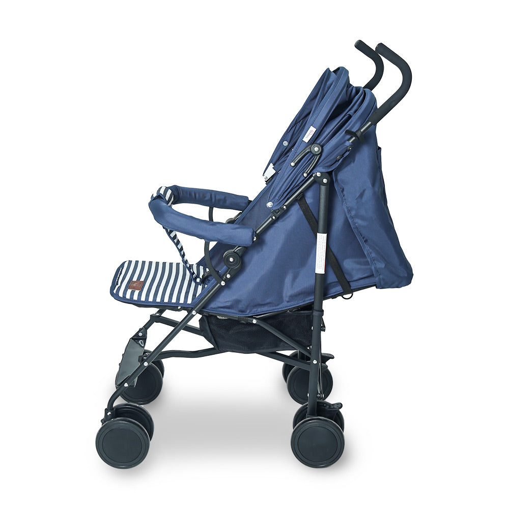TINNIES BABY BUGGY - NAVY BLUE STRIPPED