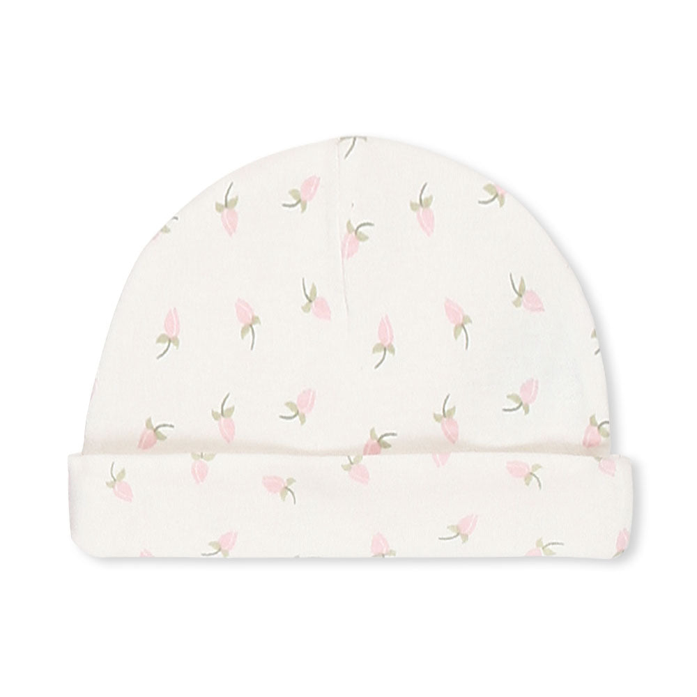 CAPS PK-5 & MITTENS PK-3 PINK FLORAL