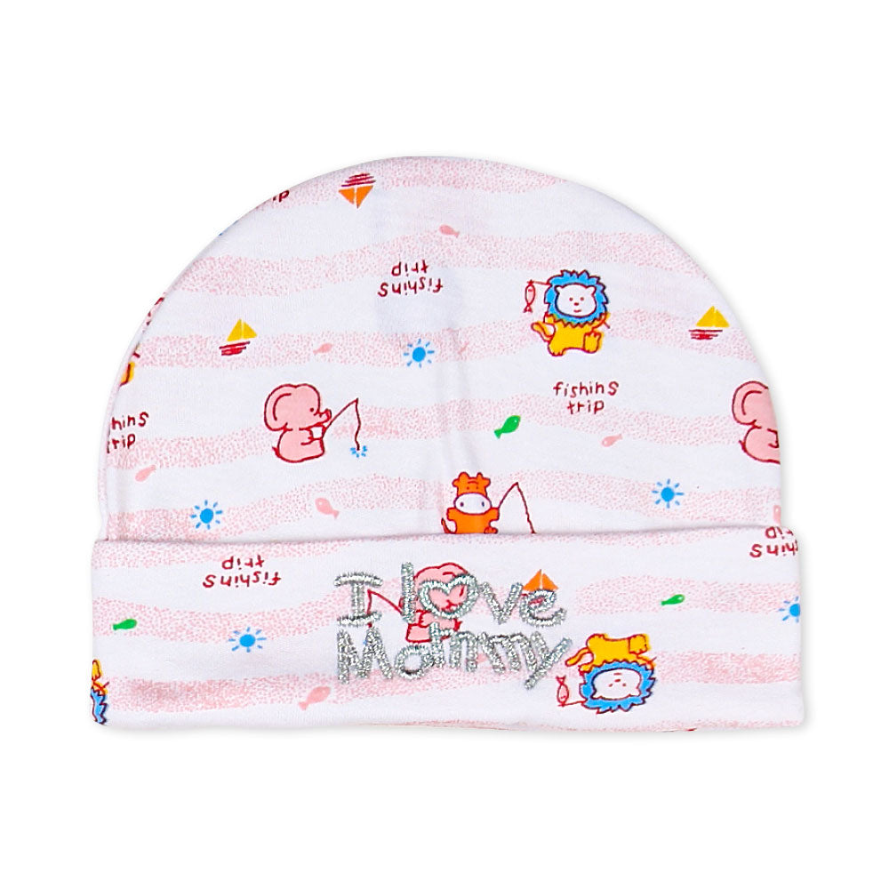 CAP SET PINK I LOVE MOMMY