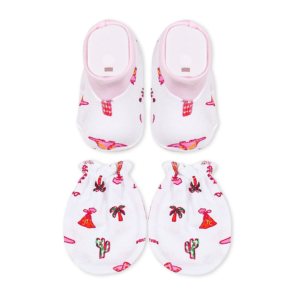 CAP SET PINK DINO