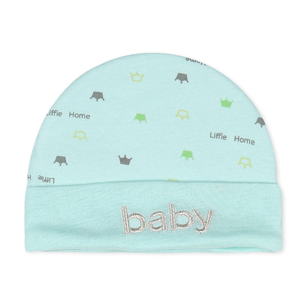 CAP SET GREEN LITTLE HOME