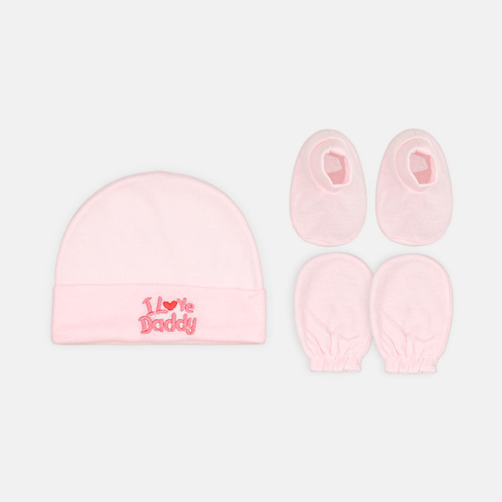 BABY CAP SET I LOVE DADDY