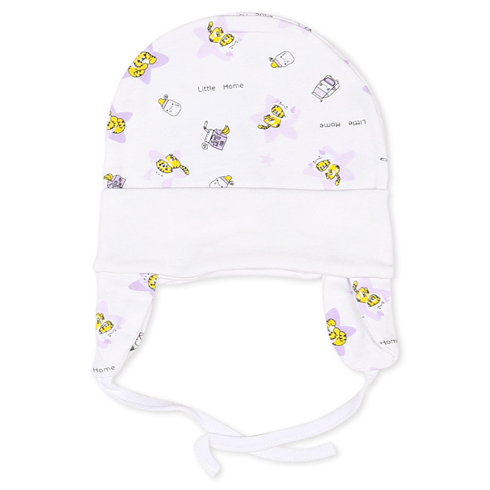 BABY CAP PURPLE LITTLE HOME