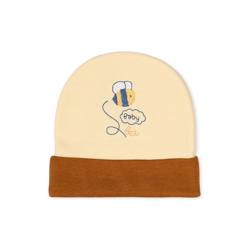 BABY CAP YELLOW HONEY BEE