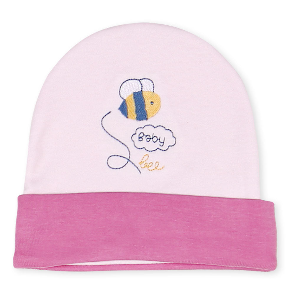 BABY CAP PINK HONEY BEE