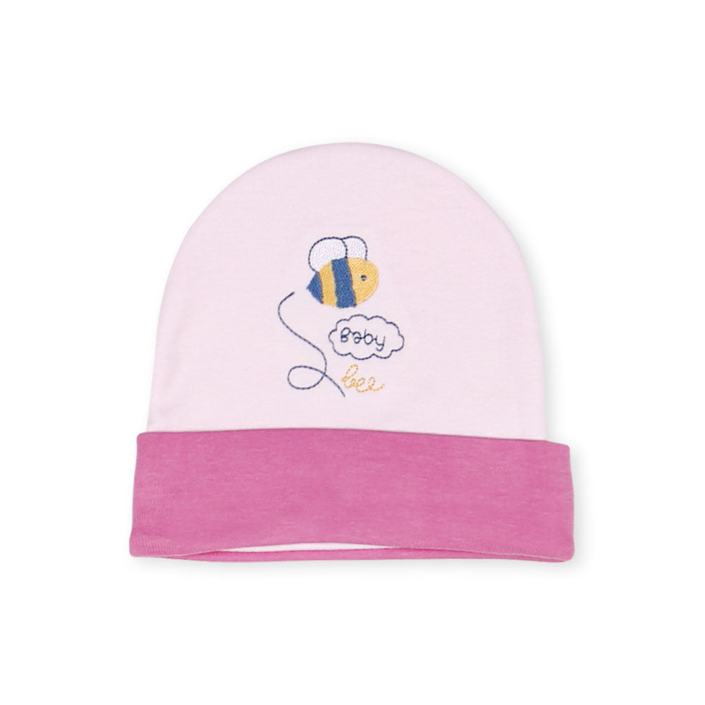 BABY CAP PINK HONEY BEE