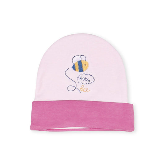 BABY CAP PINK HONEY BEE