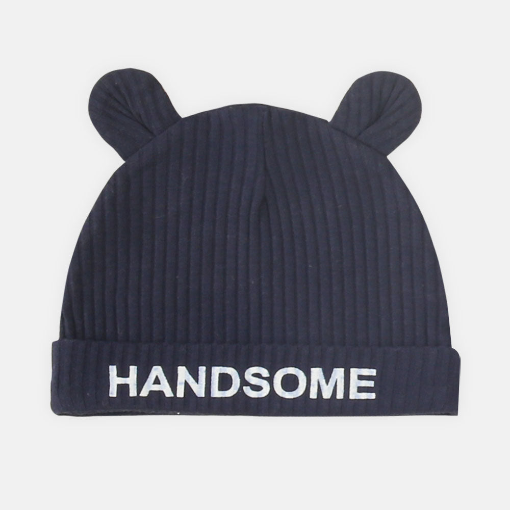 BABY CAP SET BLUE BEAR