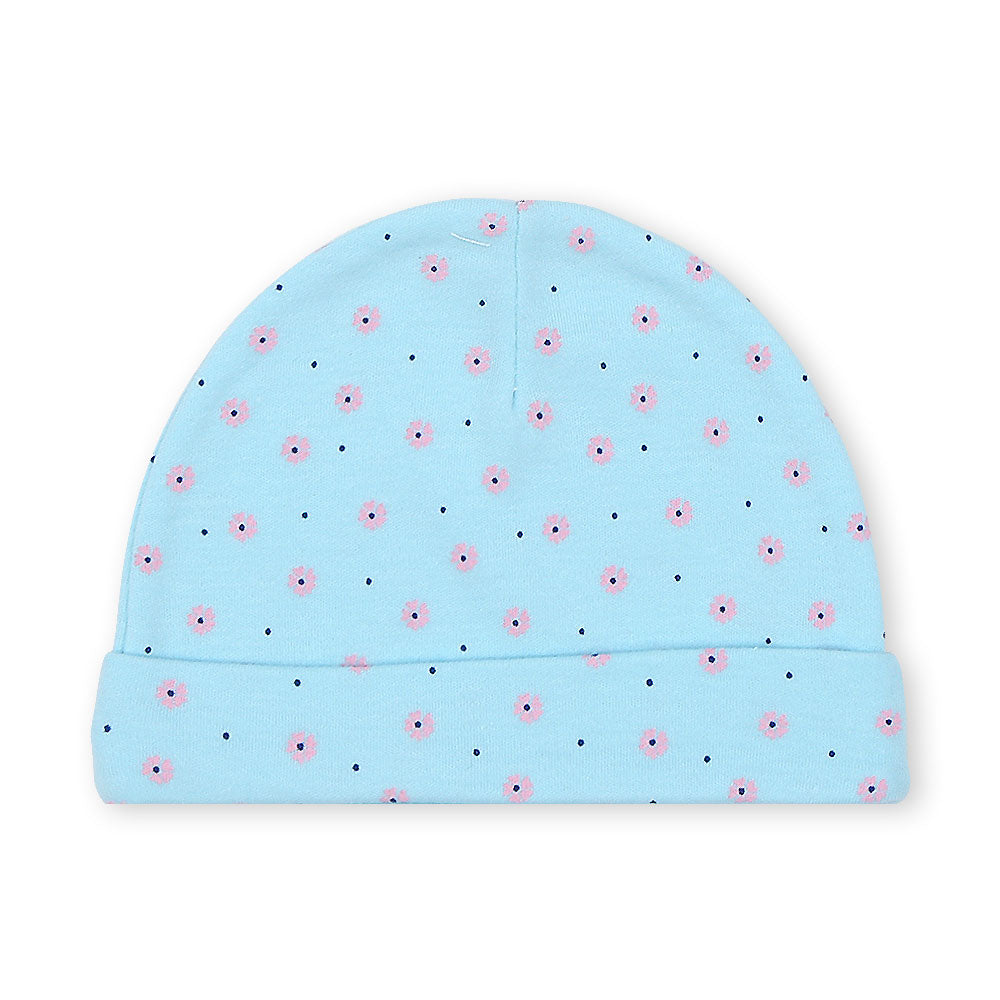CAPS PK-3 PINK FLORAL BUNNY