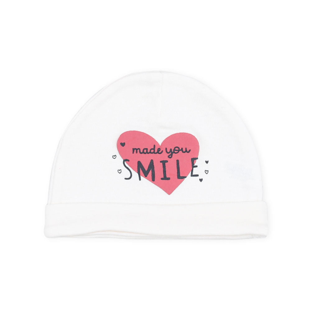 BABY CAPS PK-3 RED HEART
