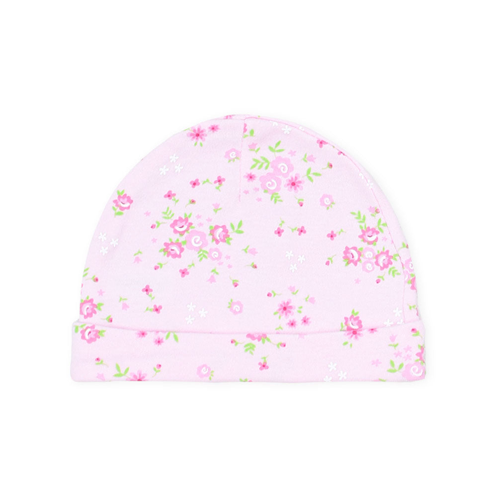 BABY CAPS PK-3 PINK FLORAL