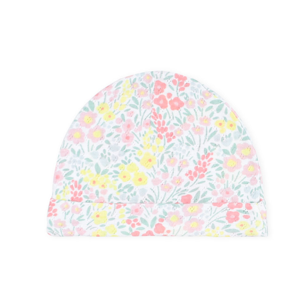 BABY CAPS PK-3 PINK FLORAL