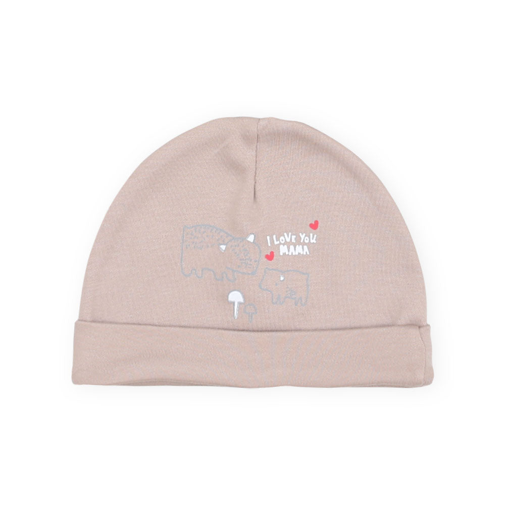 BABY CAPS PK-3 BROWN PORCUPINE