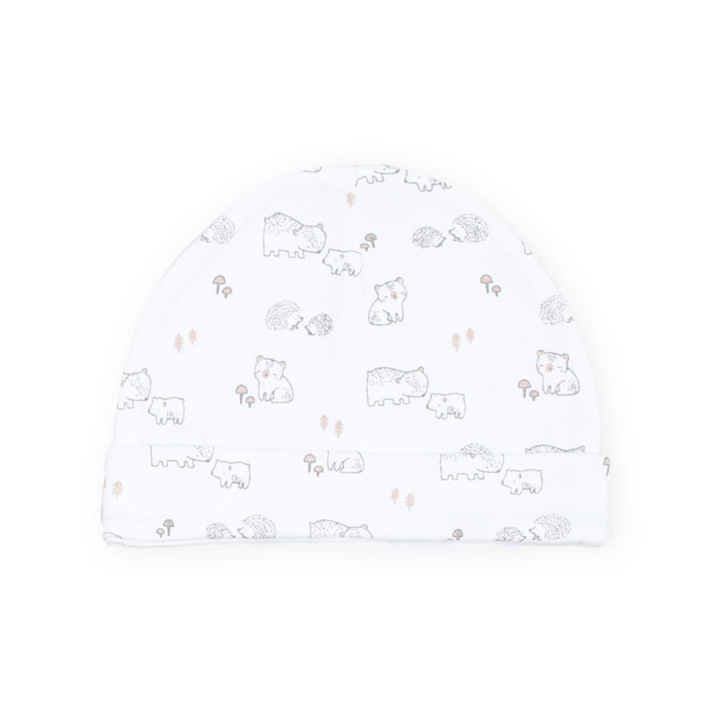 BABY CAPS PK-3 BROWN PORCUPINE
