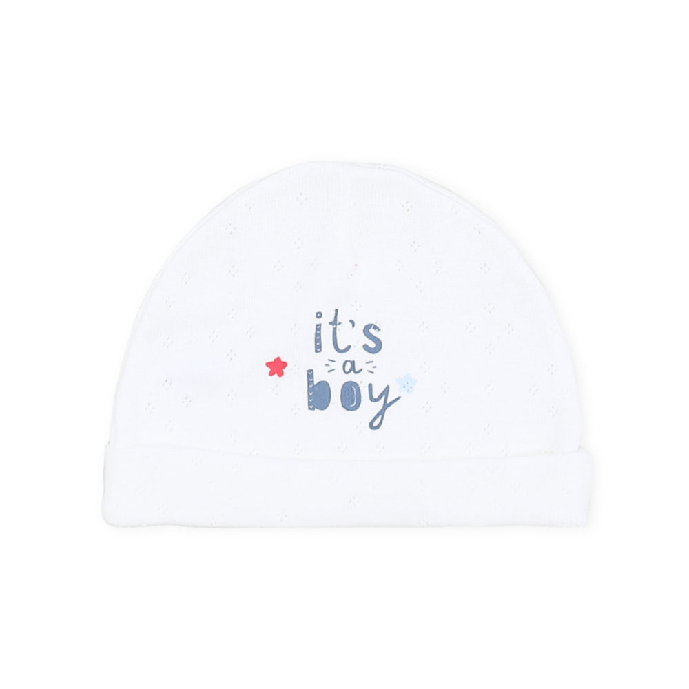BABY CAPS PK-3 NAVY ALPHABETIC
