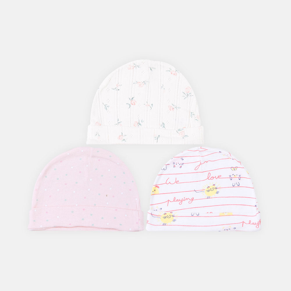 BABY CAP PK-3 CAT MOUSE