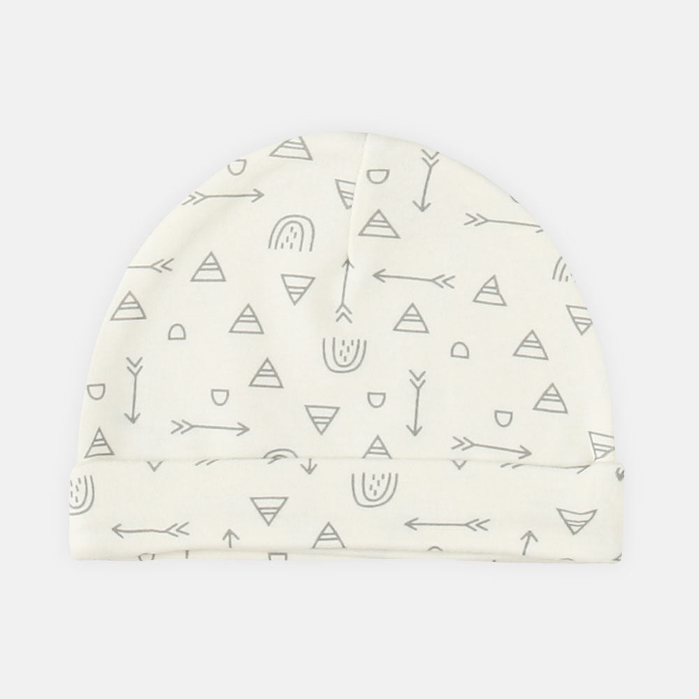 BABY CAPS PK-3 BLUE RIBBED TEXTURE