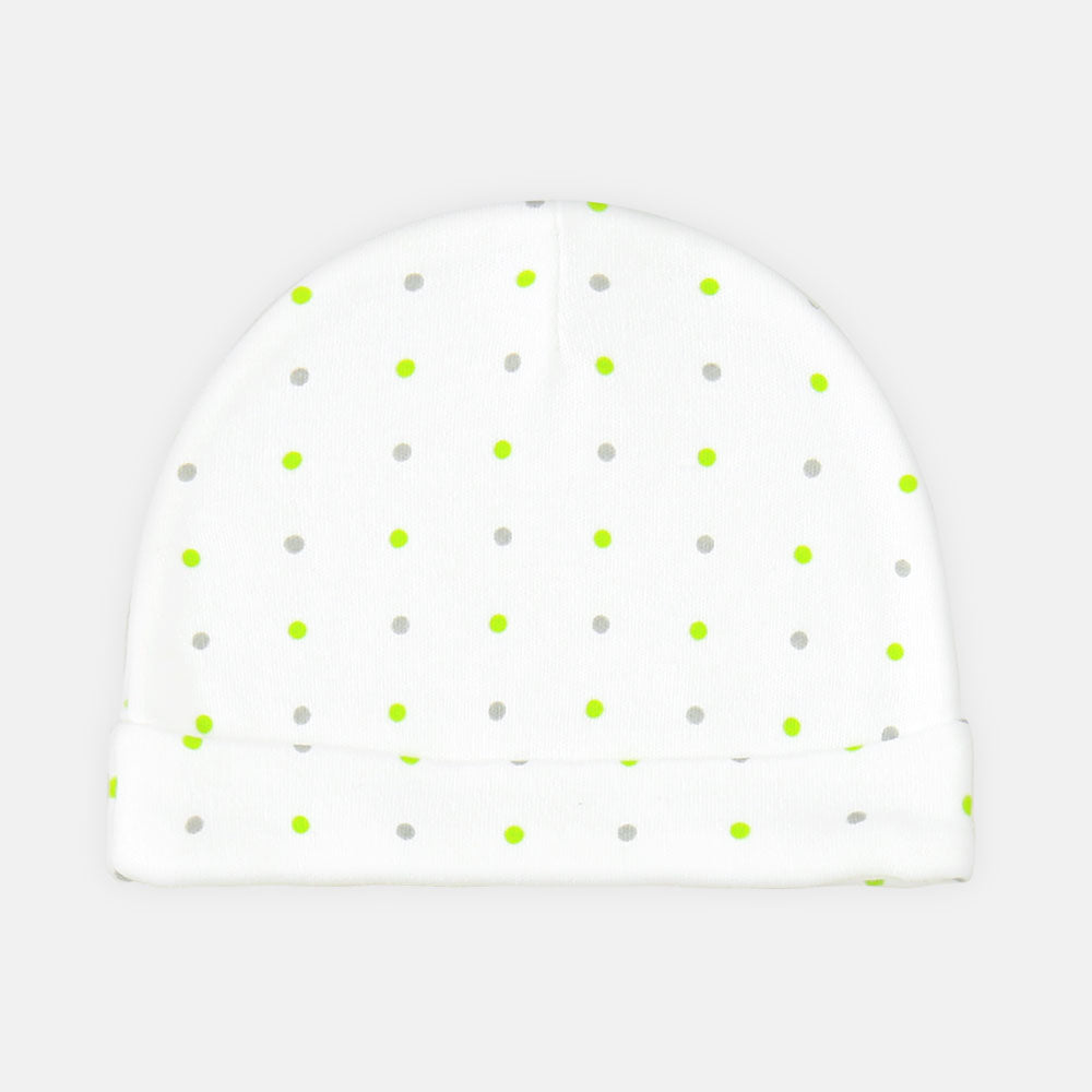 BABY CAPS PK-3 GREEN SUMMER