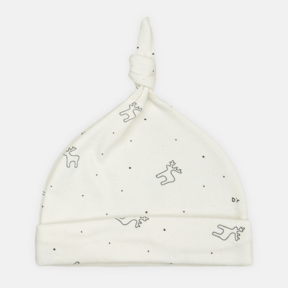 BABY CAP PK-3 DOTS AND DINO THEME