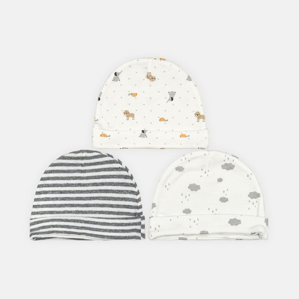 BABY CAP PK-3 BABY ANIMAL