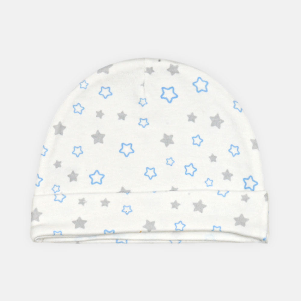 BABY CAP PK-3 BEAR BLUE