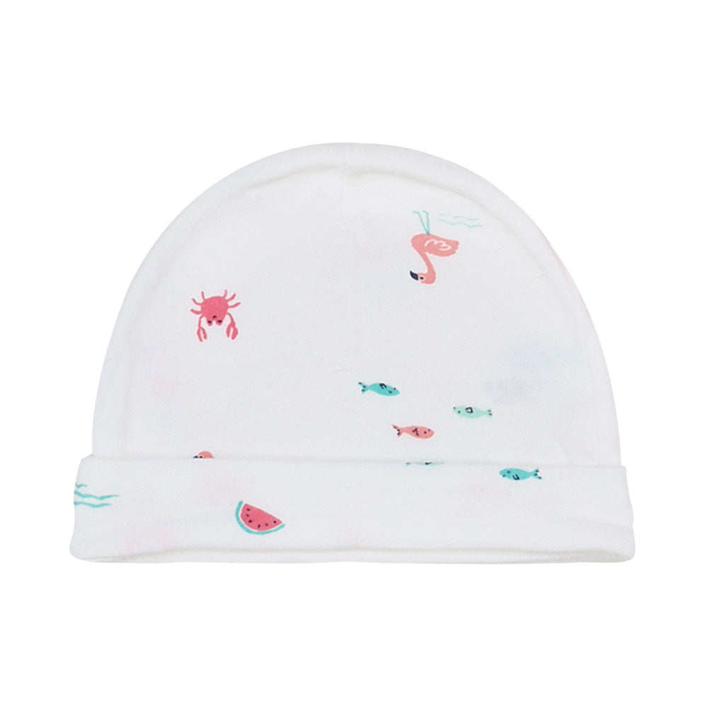 MULTICOLOR SEA KINGDOM GIRL CAPS PK-3