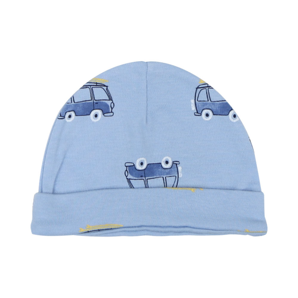 WHITE CARS BABY BOY CAPS PK-3