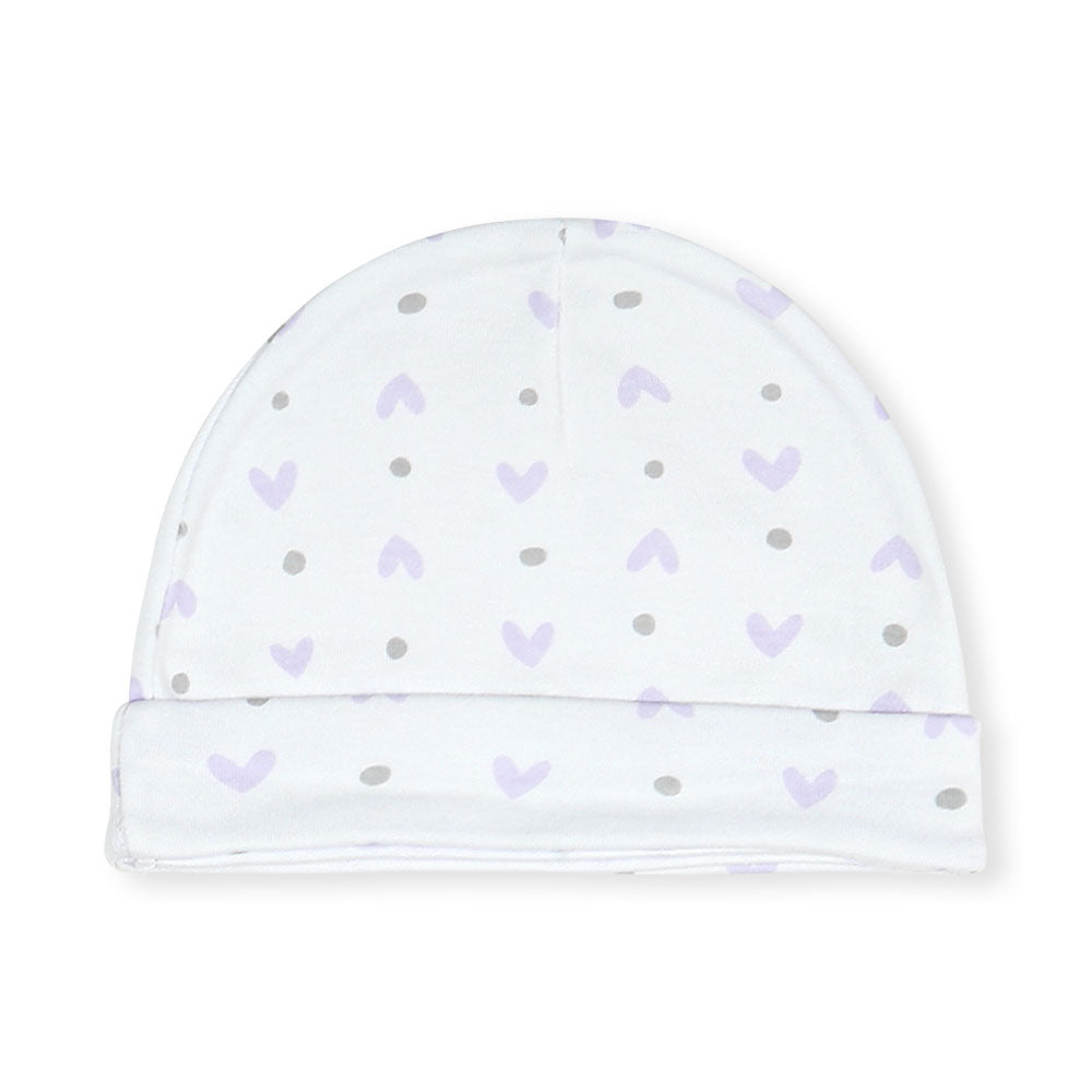 CAPS PK-3 PINK FLORAL & HEARTS