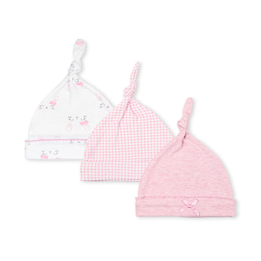 CAPS PK-3 PINK KITTY KNOTTED