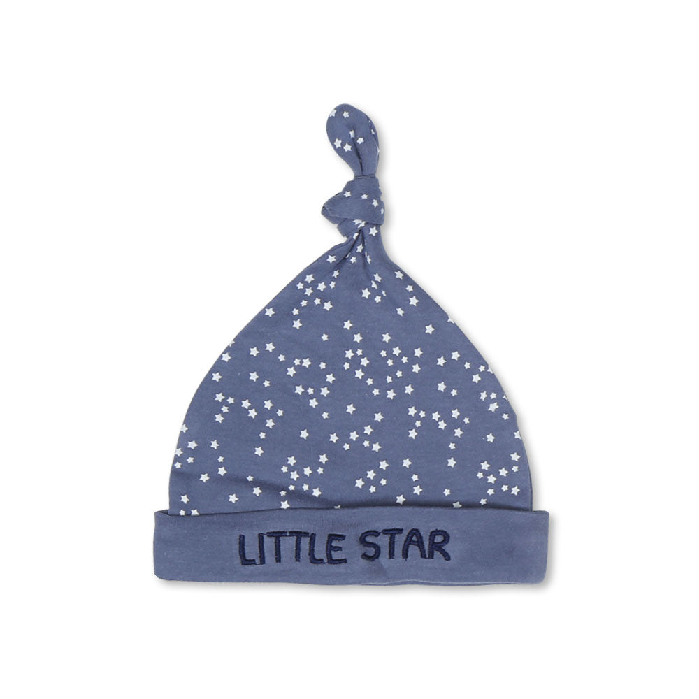 BABY CAPS PK-3 BLUE LITTLE STARS & GALAXY