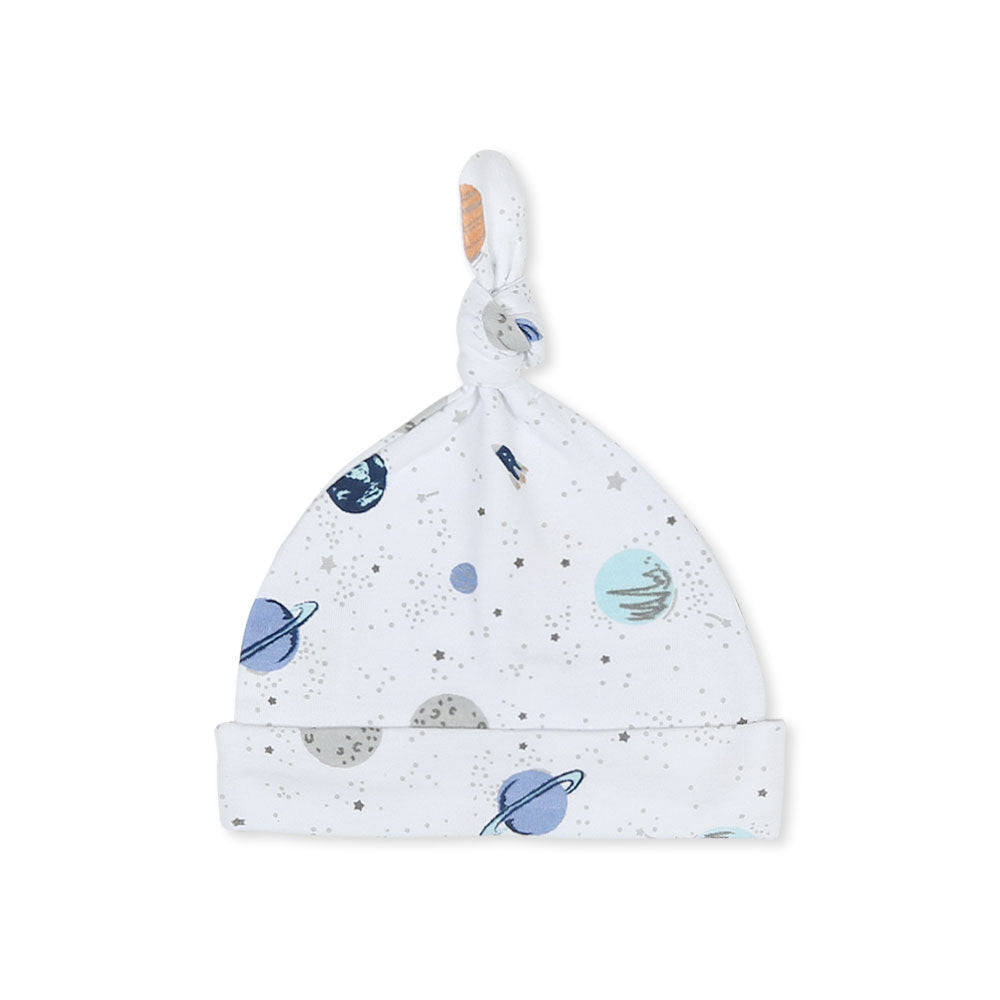 BABY CAPS PK-3 BLUE LITTLE STARS & GALAXY